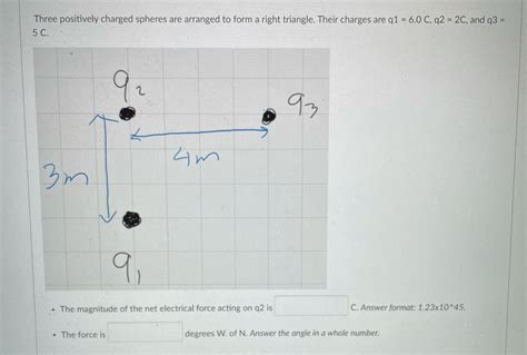 Answered Three Positively Charged Spheres Are… Bartleby