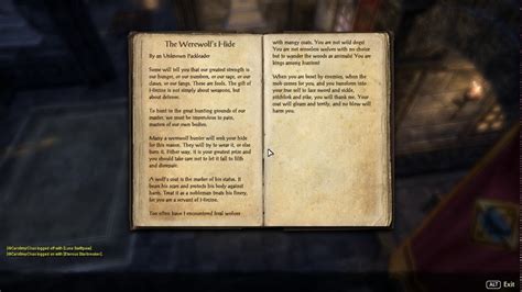 Eso Glenumbra Lorebook The Werewolves Hide Youtube