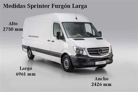 Medidas Sprinter Furgon Larga Furgoneta Largos Autos