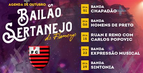 BAILE SERTANEJO OUTUBRO Notícias Flamengo Futebol Clube