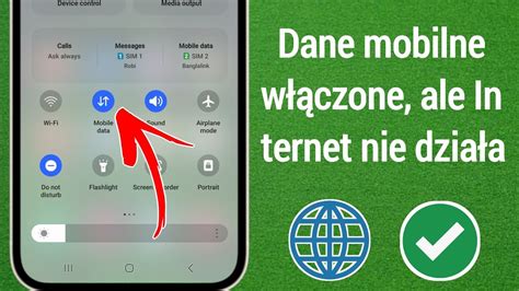 JAK NAPRAWIĆ Dane mobilne włączone ale Internet nie działa Dane