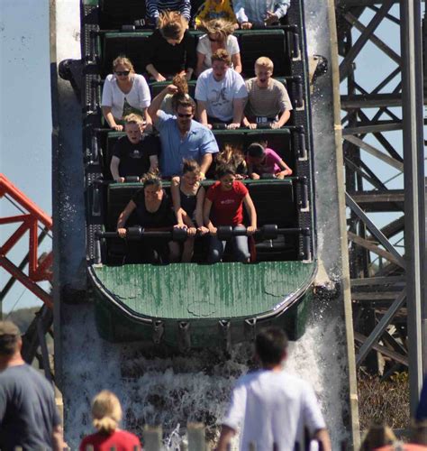 Log Ride At Six Flags