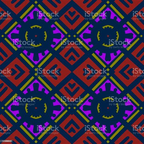 Seamless Geometric Folklore Ornament Tribal Ethnic Texture Seamless