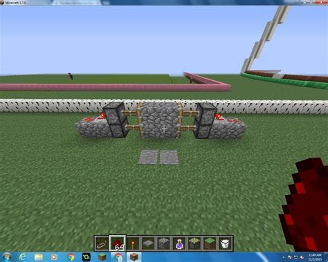 How To Make A Simple Redstone Door Bc Guides