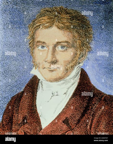 Karl Friedrich Gauss Coloured Historical Engraving Of The German