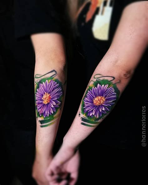 Top 30 Beautiful Aster Flower Tattoo Design Ideas 2023 Updated Artofit