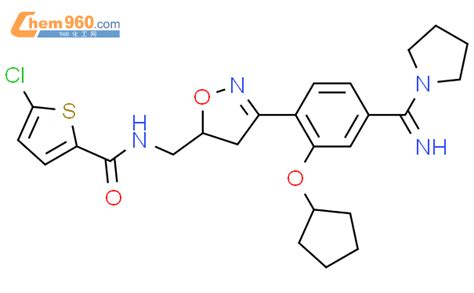 873005 70 0 2 Thiophenecarboxamide 5 Chloro N 3 2 Cyclopentyloxy 4