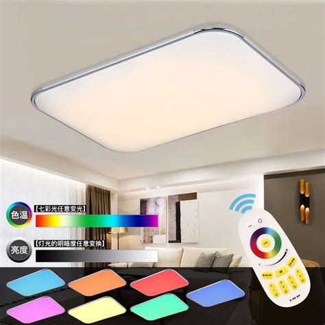 Modern Led Ceiling Lights Living Room 2.4G Remote Group Controlled ...