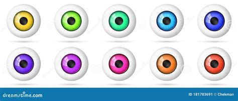 Eyeballs Icon Cartoon Style 198348935