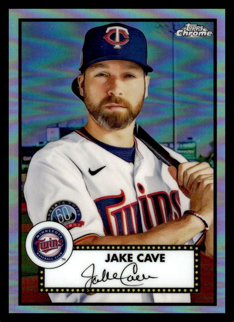 Topps Chrome Platinum Anniversary Refractor Jake Cave For