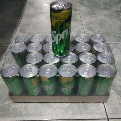 Jual SPRITE KALENG CAN 250ML PER KARTON 24KLG Shopee Indonesia