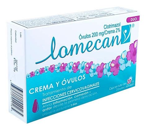 Lomecan V Dúo Óvulos Y Crema 20 G Genomma Lab 14000 En Mercado Libre