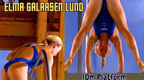 Elma Galaasen Lund Top Highlight Women Diving Sport Girl