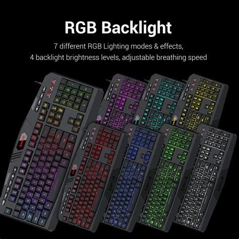 Buy Redragon S Wired Gaming Keyboard And Mouse Combo Rgb Backlit