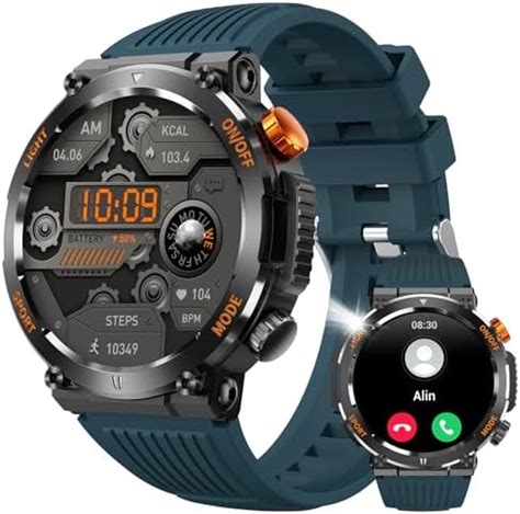 Amazon Military Smart Watch For Men With Led Flashlight