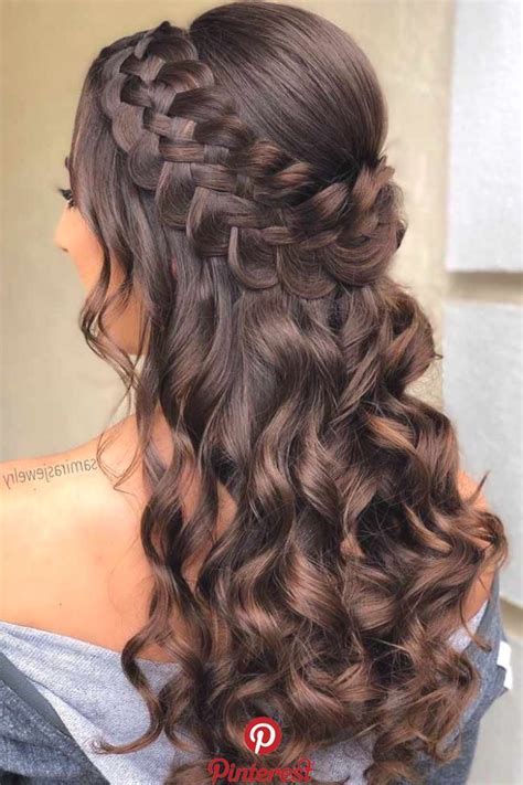 Newest Pictures Half Up Half Down Hair Braided Style About Your Wedding