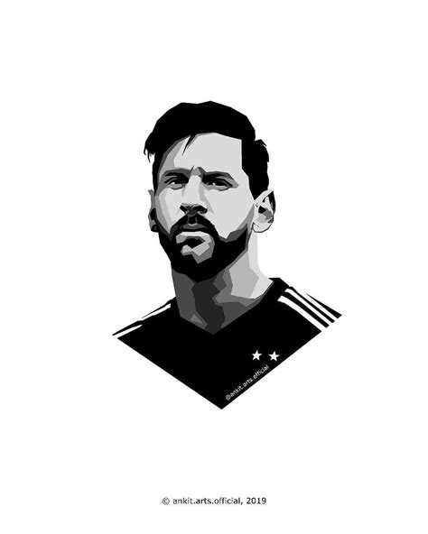 Lionel Messi Vector Illustration Lionel Messi Posters Vector | The Best ...