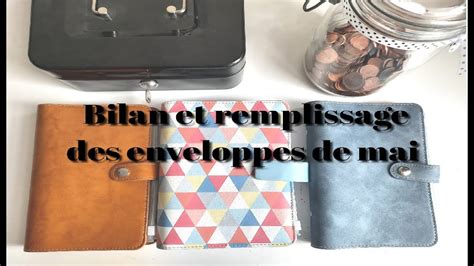 BILAN SEMAINE 4 AVRIL JE REMPLIS MES ENVELOPPES POUR LE MOIS DE MAI