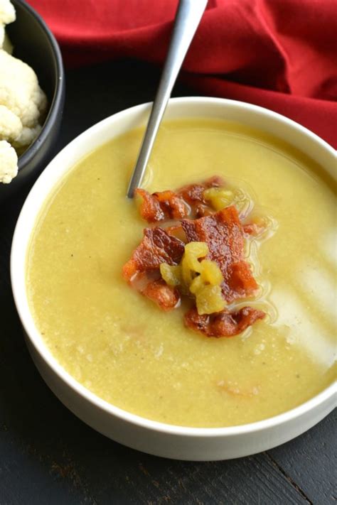 Bacon Cauliflower Soup