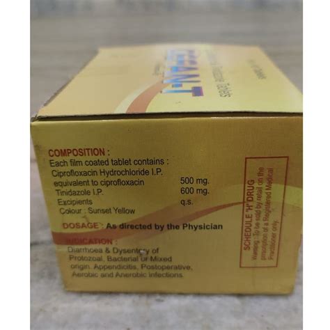 Cefan T Ciprofloxacin Tinidazole Tablets Mg At Rs Box In North