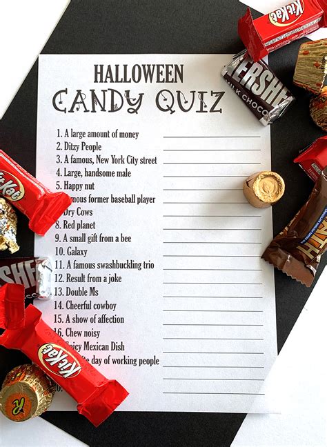 Candy Bar Trivia