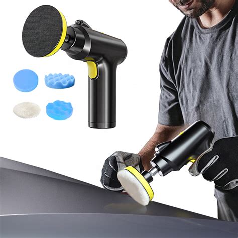 Cordless Car Waxer Polisher With Mah High Capacity Battery