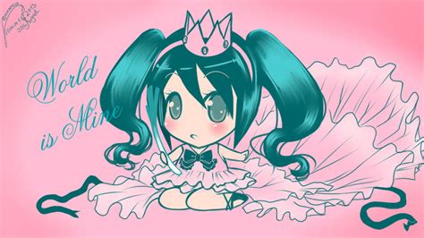 Hatsune Miku - World is Mine by ninaneco on DeviantArt