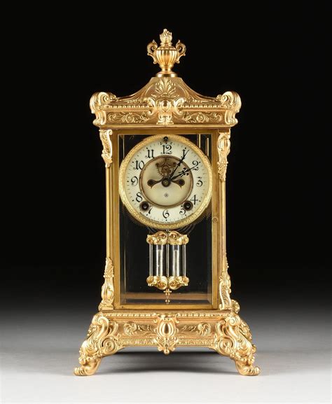 An Ansonia Rococo Revival Open Case Gilt Bronze Clock Sep 20 2020 Simpson Galleries Llc