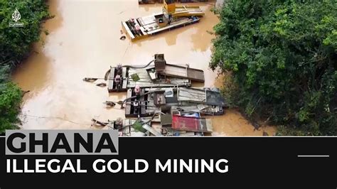 Ghana River Pollution Illegal Gold Mining Contaminating Drinking Water Youtube