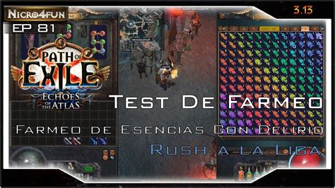 Poe Ritual Ep Test De Farmeo Farmeo De Esencias Con