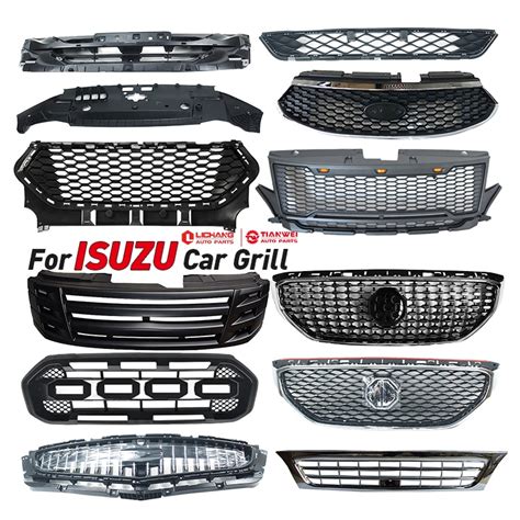 Car Accessories Front Grille Manufacturer For Isuzu Dmax Mux