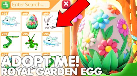 😱how To Get New Royal Garden Egg And Pets Early In Adopt Me🥚all Garden