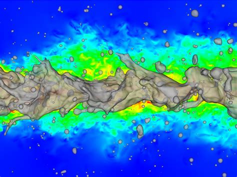 Towards Large Eddy Simulation Of Primary Atomization Of Liquid Jets