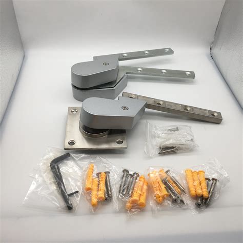 Aluminum Frameprofile Glass Door Heavy Duty Offset Top and Bottom Pivot