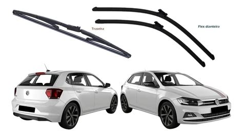 Kit Palheta Limpador Volkswagen Polo 2017 2018 2019 2020 MOUWA AUTOMOTIVA