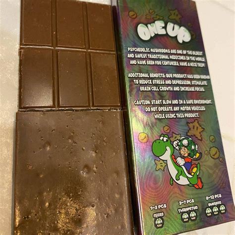 One Up Mushroom Chocolate Bar 3 5g For Sale Psychedelics Multiverse