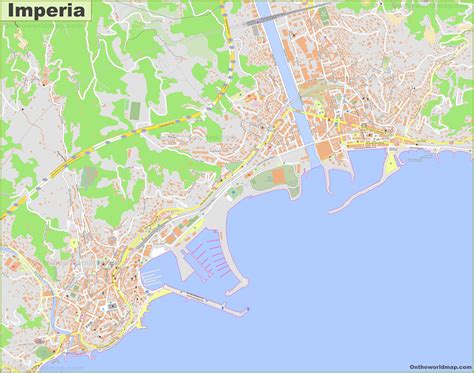 Mappa Dettagliata Di Imperia