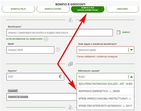 Auto Made A Contract Channel Bonifico Per Caldaia Fare Penetration