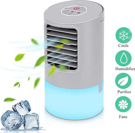 Aircooler En Aroma Diffuser Luchtkoeler Humidifier Kleuren Led