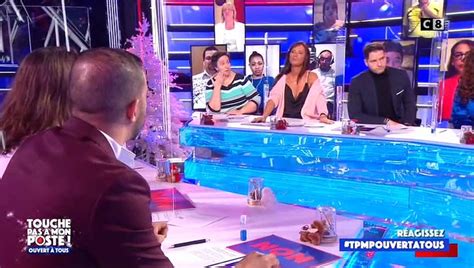 Danielle Moreau fond en larmes dans Touche pas à mon poste ouvert à