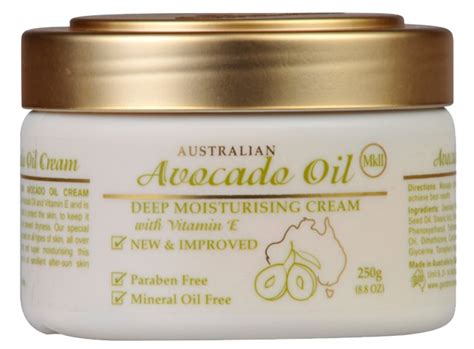 Australian Creams Avocado Oil Deep Moisturising Cream With Vitamin E G