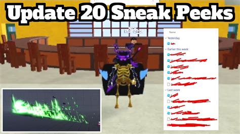 Blox Fruits Update 20 Sneak Peeks ROBLOX YouTube