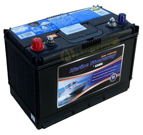 Msdp27d Msdp27d 12volt 750cca 105ah Exide Dual Purpose Deep Cycle