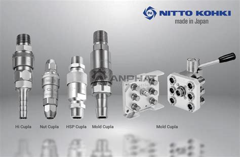 Tổng Quan Về Các Loại đầu Nối Nhanh Nitto Kohki Nitto Kohkivn