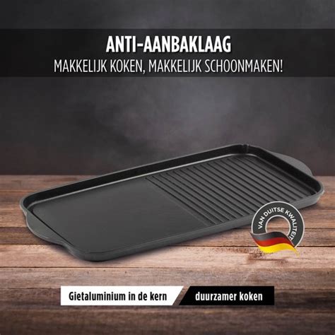 Rosmarino Blacksmith Grillplaat Pannen Grillpan Bakplaat Cm