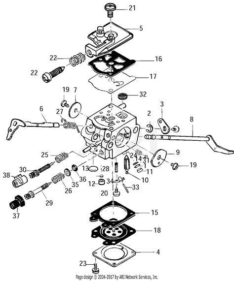 Mtd Mt3310 41bd310q077 41bd310q077 Mt3310 Parts Diagram For Carburetor