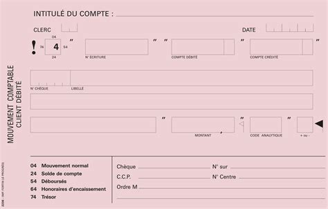 Mouvements Comptables Client D Bit Flp Imprimerie Fortin Le