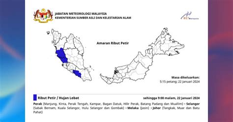 Hujan Lebat Ribut Petir Di Perak Selangor Melaka Dan Johor BULETIN