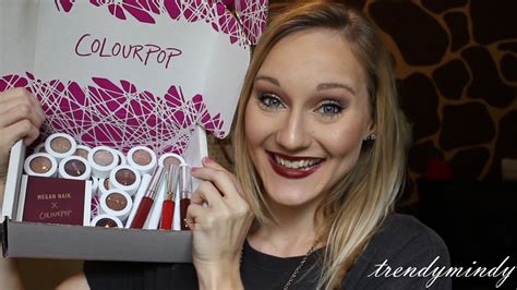 Huge Colourpop Haul And Review Youtube