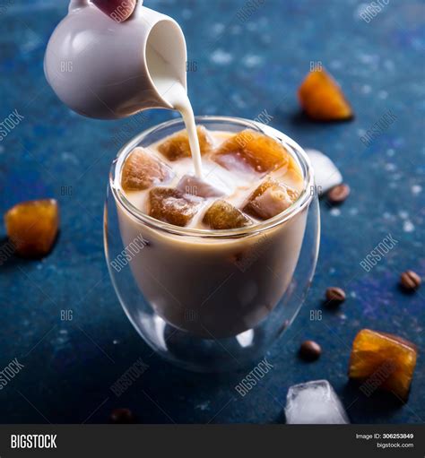 Ice Coffee Milk Modern Image & Photo (Free Trial) | Bigstock